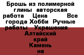 Брошь из полимерной глины, авторская работа. › Цена ­ 900 - Все города Хобби. Ручные работы » Украшения   . Алтайский край,Камень-на-Оби г.
